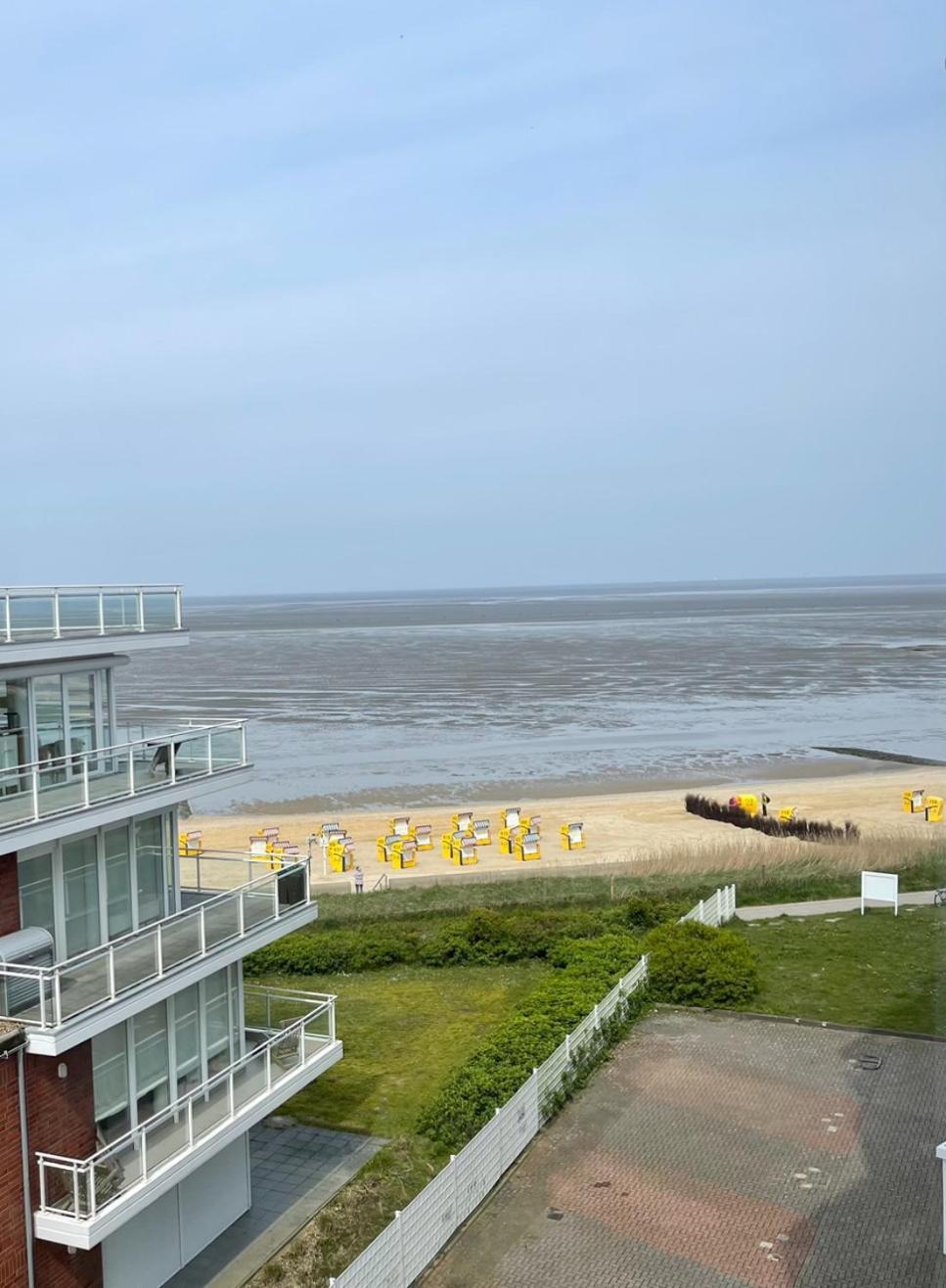 Traumhafte Ferienwohnung - Direkter Meerblick - 50M Zum Strand In Cuxhaven Duhnen In 1A Lage Im Haus Seehuette Exteriér fotografie