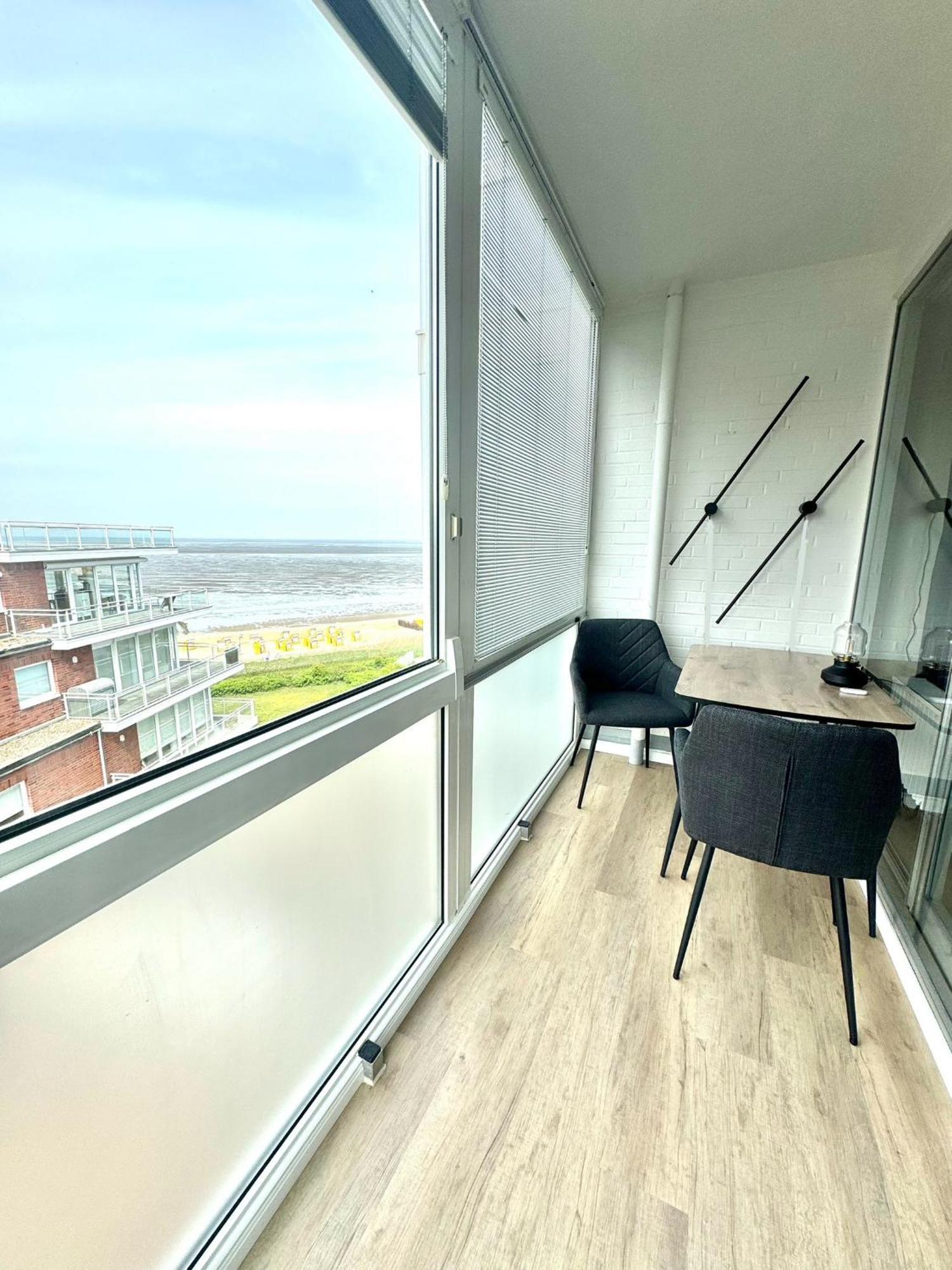 Traumhafte Ferienwohnung - Direkter Meerblick - 50M Zum Strand In Cuxhaven Duhnen In 1A Lage Im Haus Seehuette Exteriér fotografie